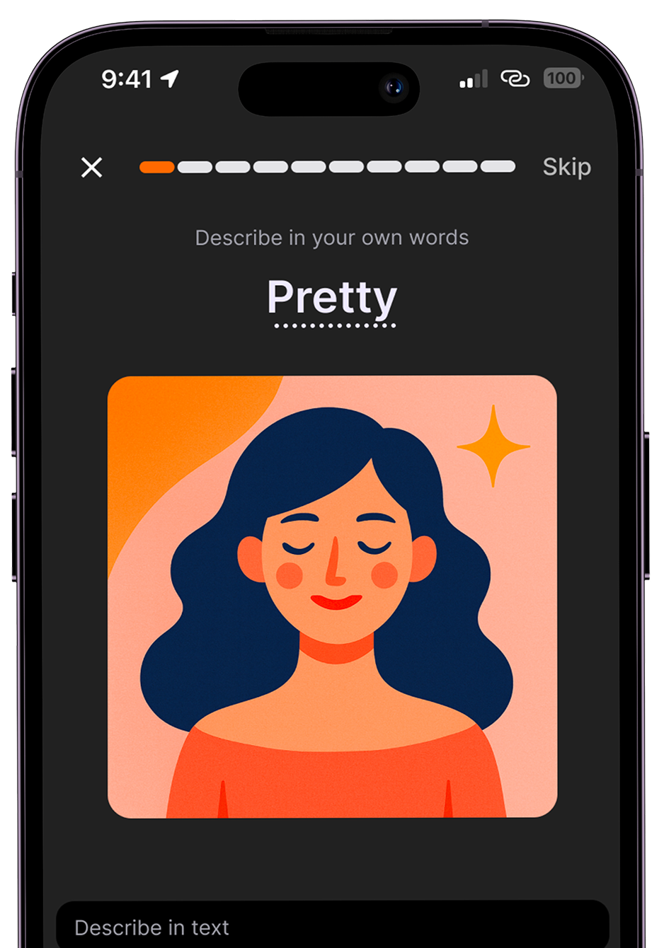 Speak to boost screen