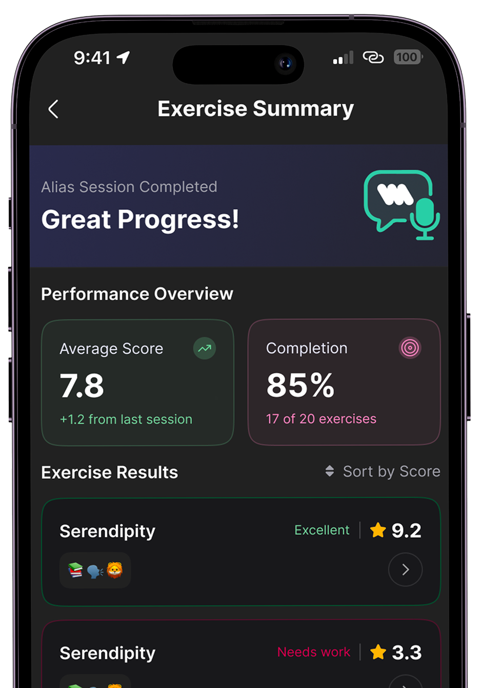 Track and repeat screen