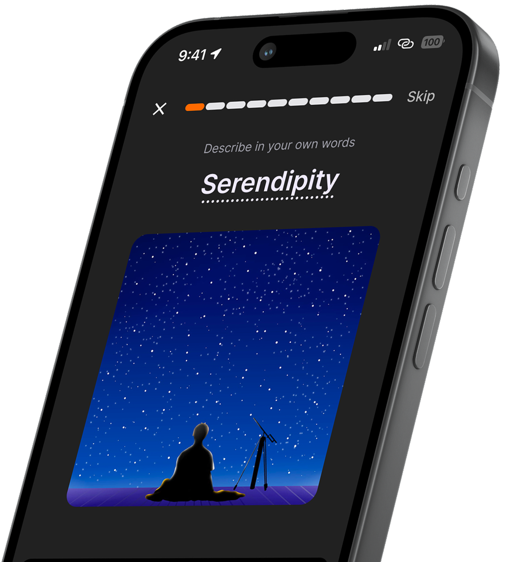 Learning games screen